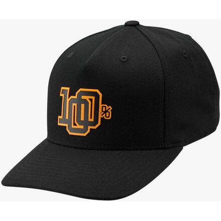 100% varsity snapback hat