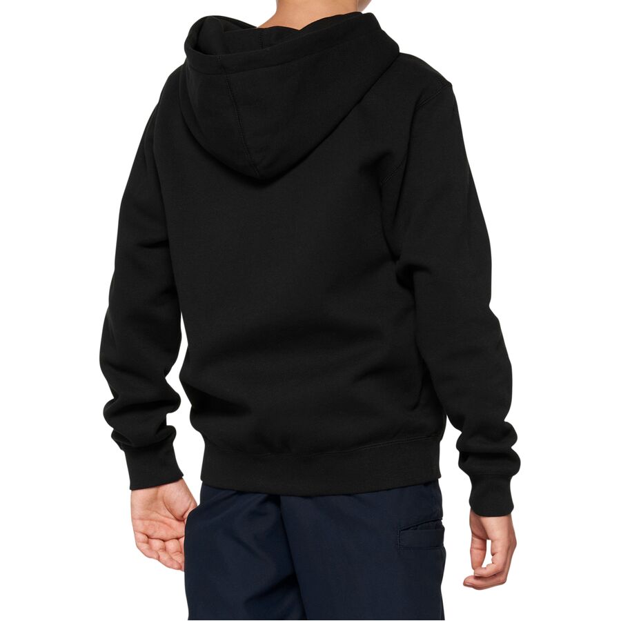 100% youth official zip hoody