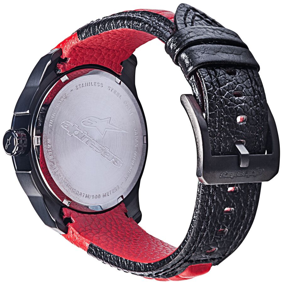 alpinestars tech 3h watch - leather band