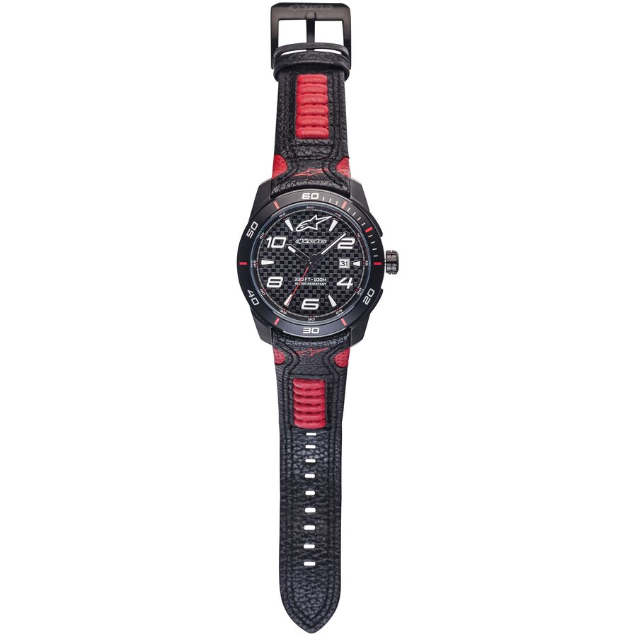 alpinestars tech 3h watch - leather band