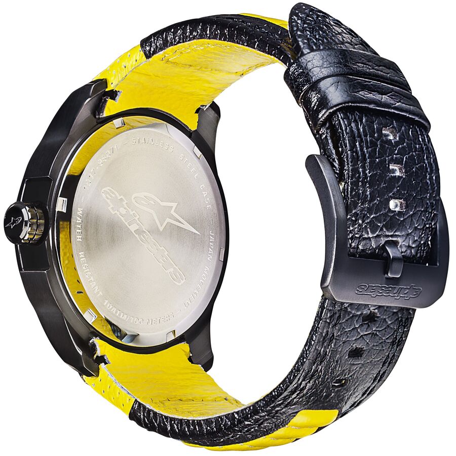 alpinestars tech 3h watch - leather band