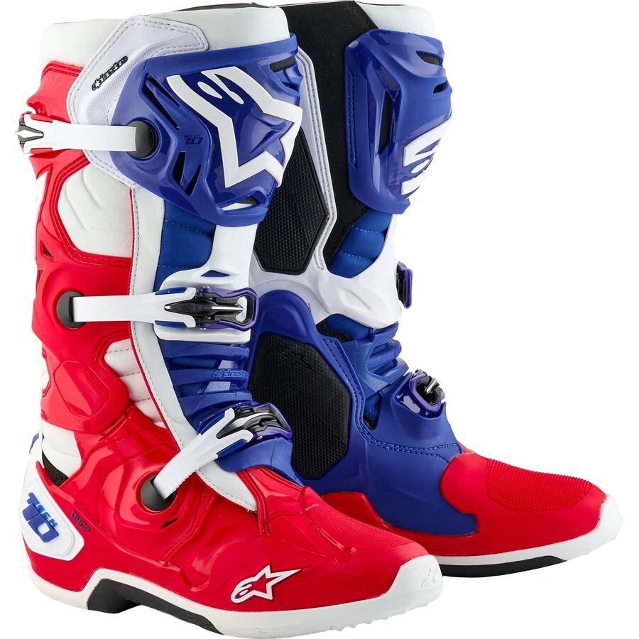 alpinestars tech-10 boots - red bud le