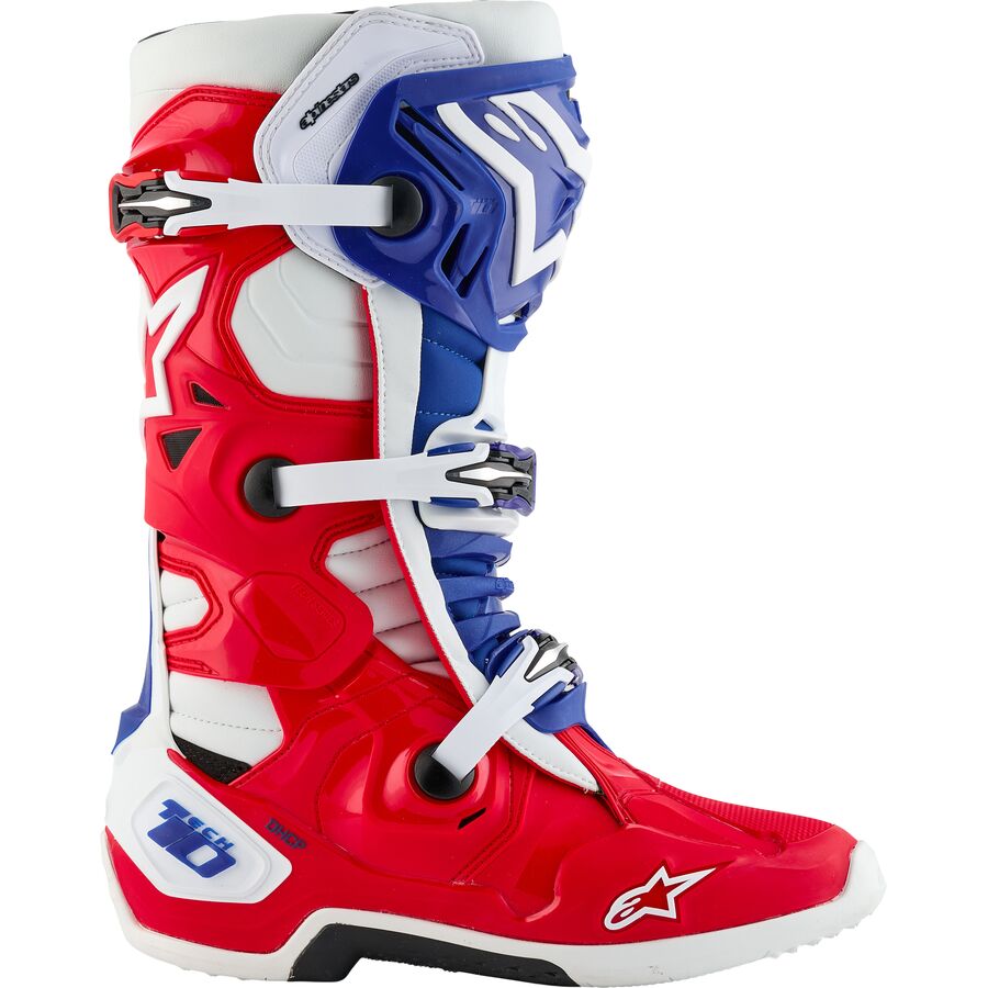 alpinestars tech-10 boots - red bud le