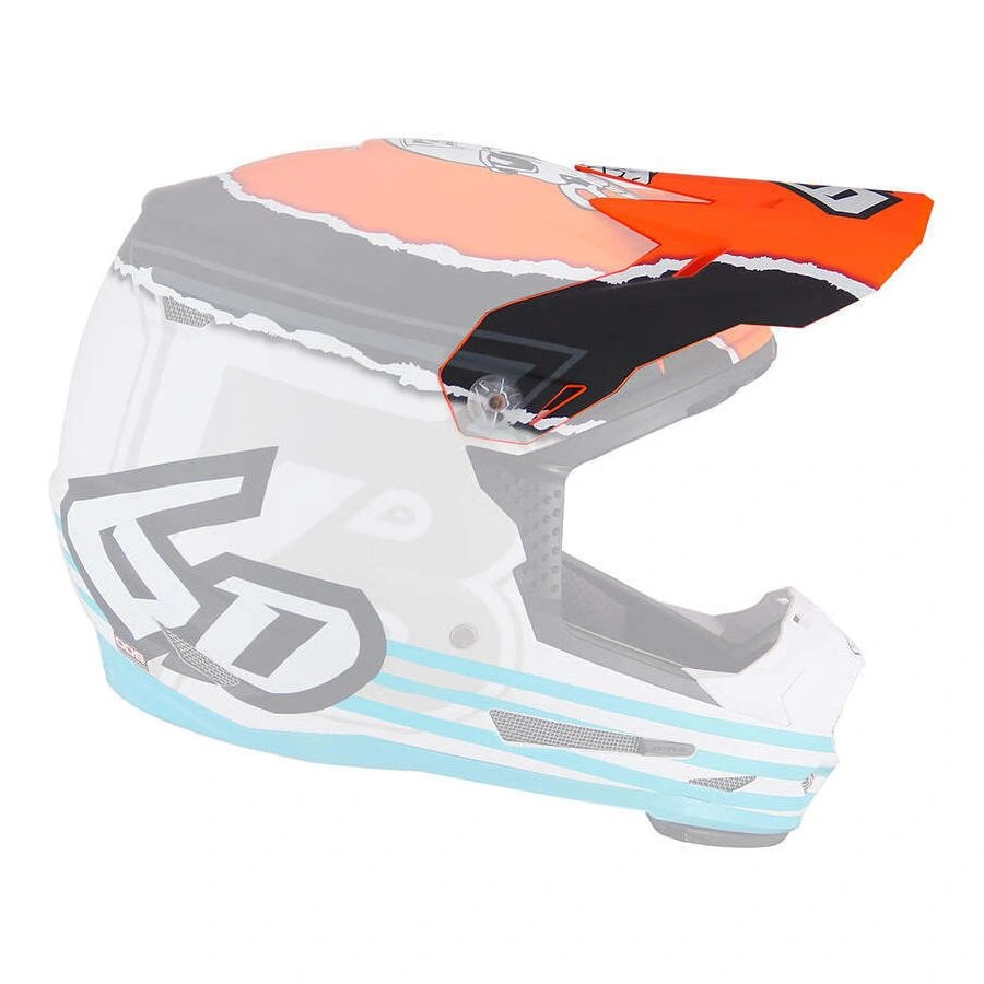 6d helmets atr-2 visor - danger