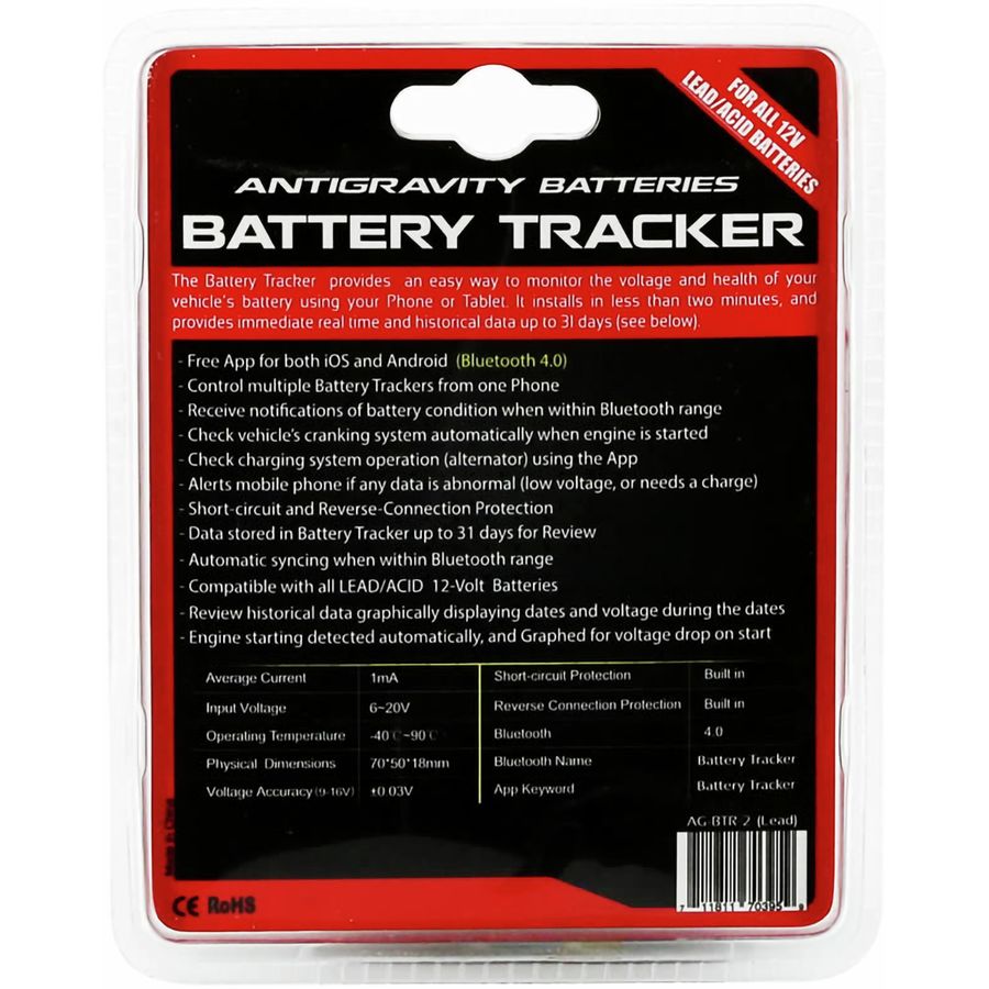 antigravity battery tracker