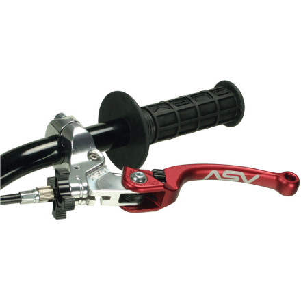 asv c6 clutch lever with thumb hot start