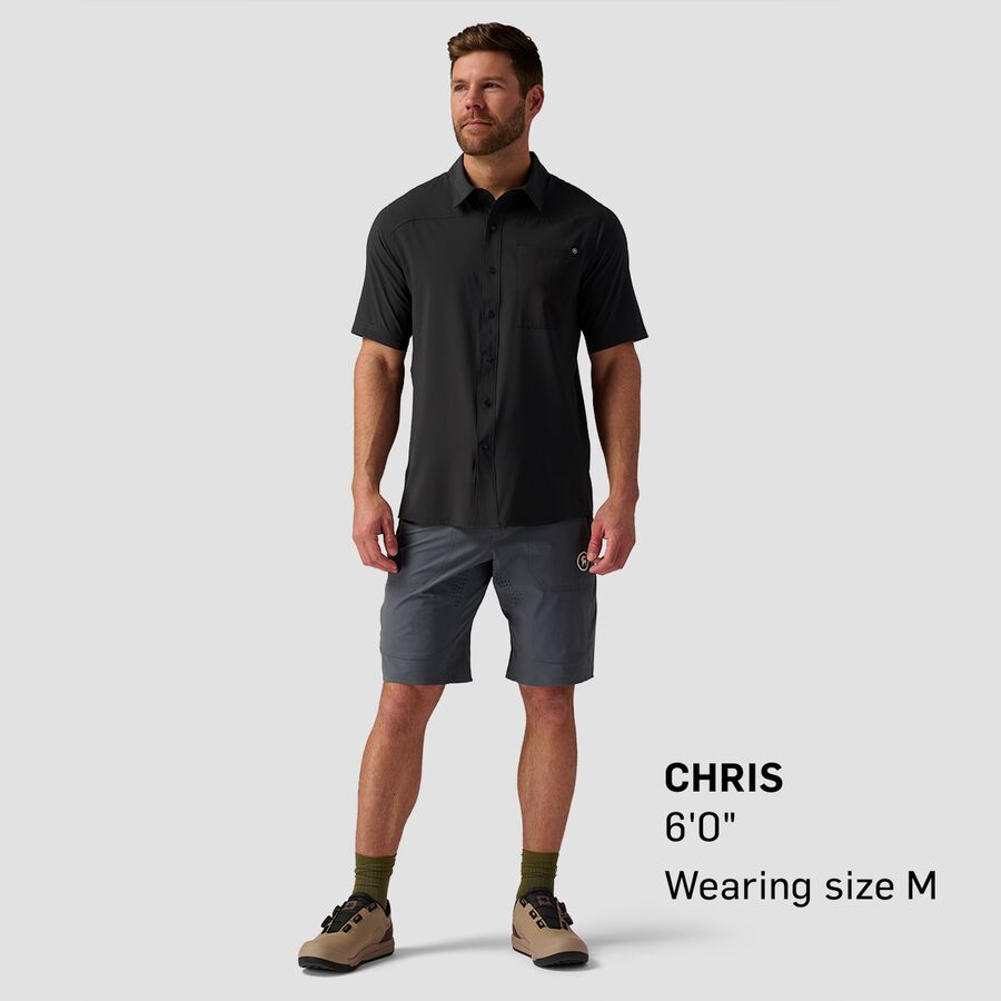 backcountry slickrock short-sleeve button-up jersey - men's 5 backcountry slickrock short-sleeve button-up jersey - men's