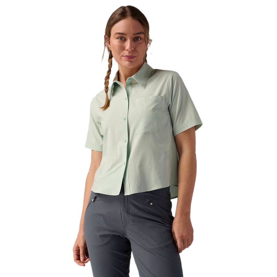 backcountry slickrock short-sleeve button-up jersey - women's 12 backcountry slickrock short-sleeve button-up jersey - women's