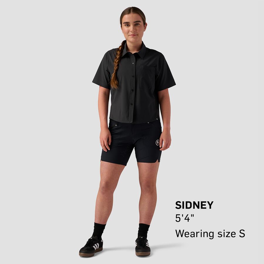 backcountry slickrock short-sleeve button-up jersey - women's 6 backcountry slickrock short-sleeve button-up jersey - women's