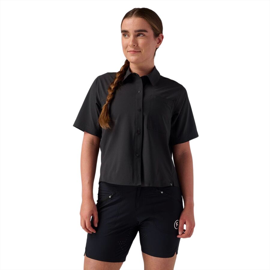 backcountry slickrock short-sleeve button-up jersey - women's 7 backcountry slickrock short-sleeve button-up jersey - women's