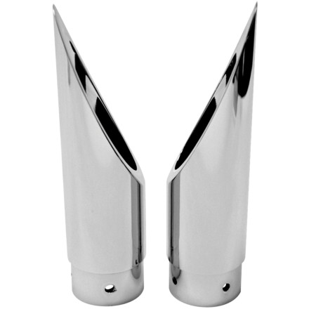 baron custom accessories family jewels xtreme slash exhaust tip