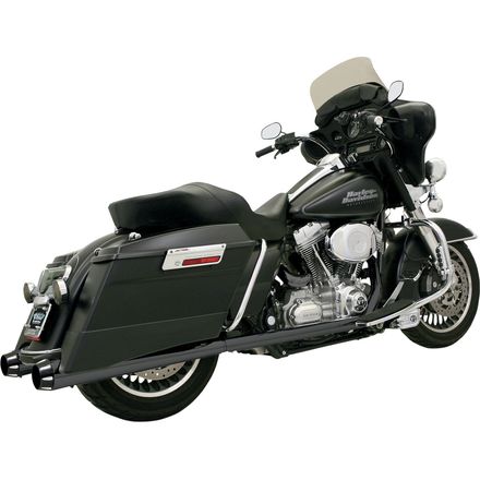 bassani xhaust megaphone slip-on exhaust with baffles