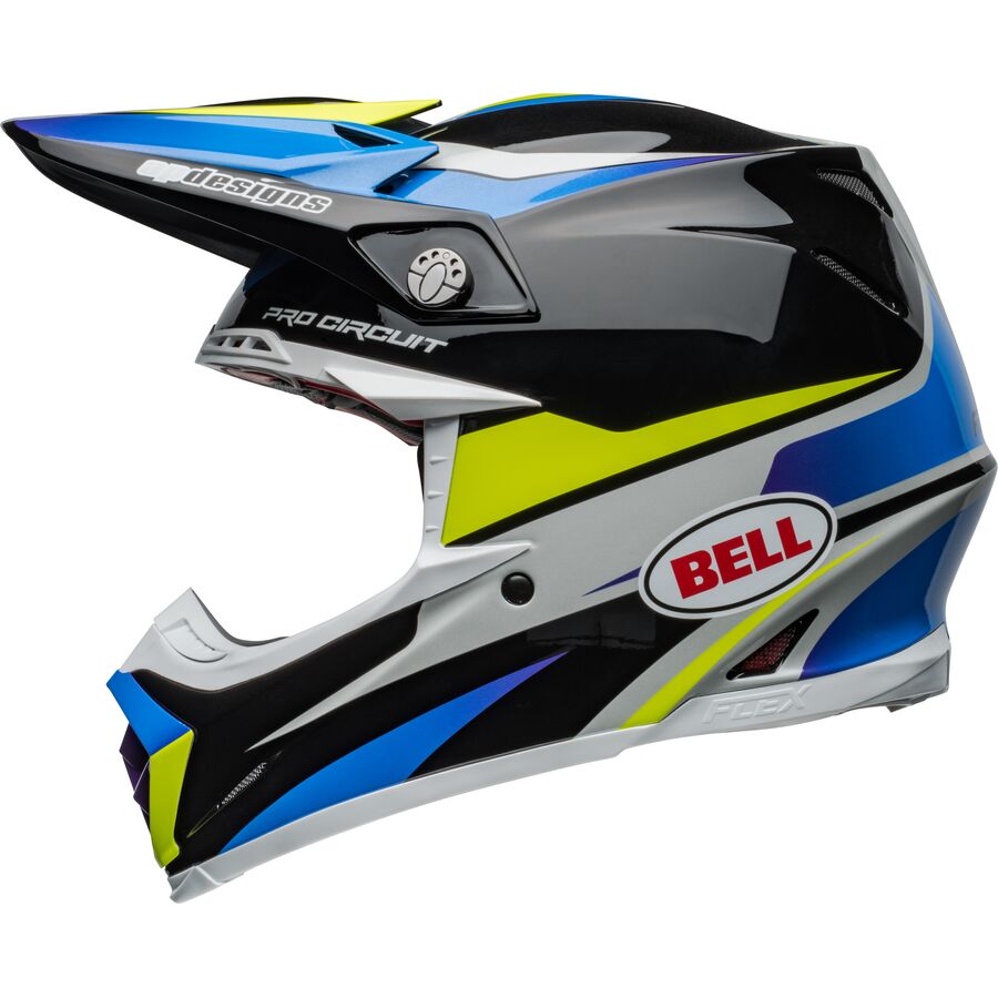 bell moto-9s flex helmet - 2024 pro circuit
