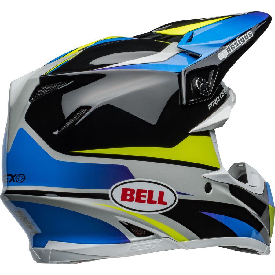 bell moto-9s flex helmet - 2024 pro circuit 5 bell moto-9s flex helmet - 2024 pro circuit