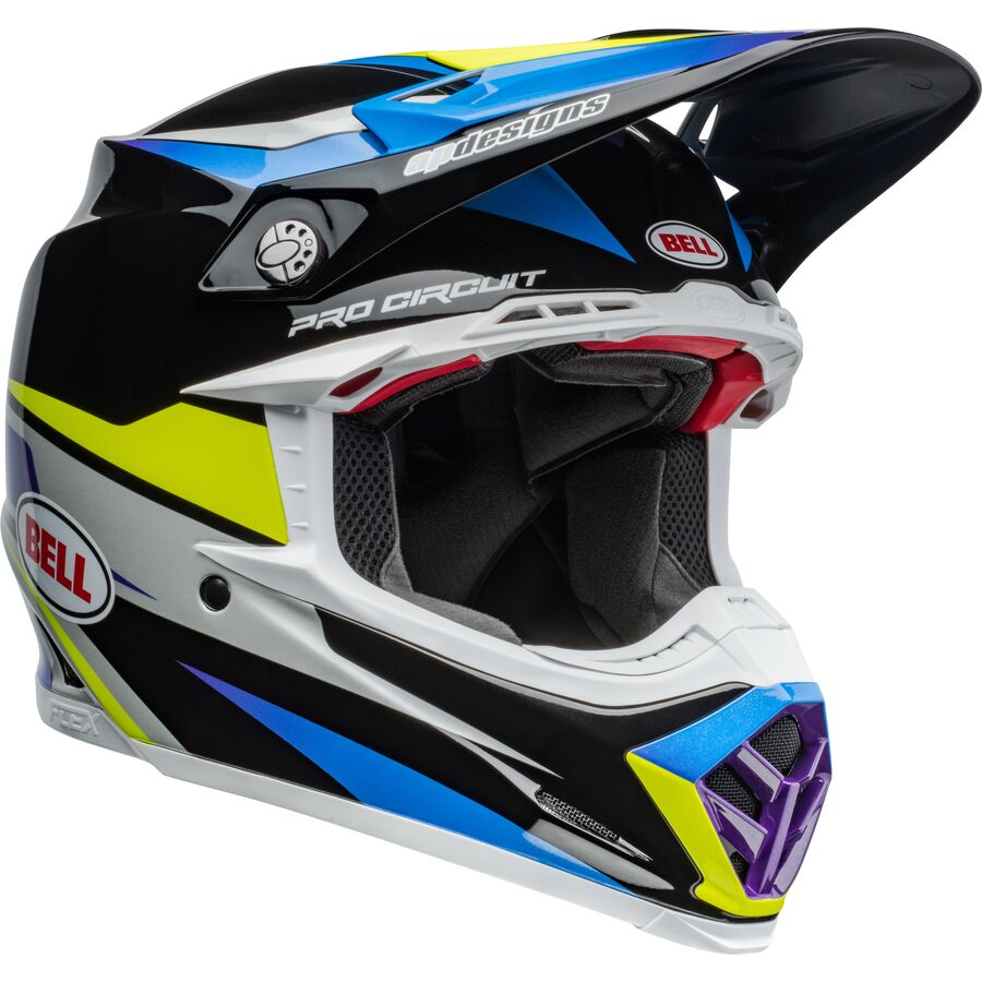 bell moto-9s flex helmet - 2024 pro circuit 7 bell moto-9s flex helmet - 2024 pro circuit