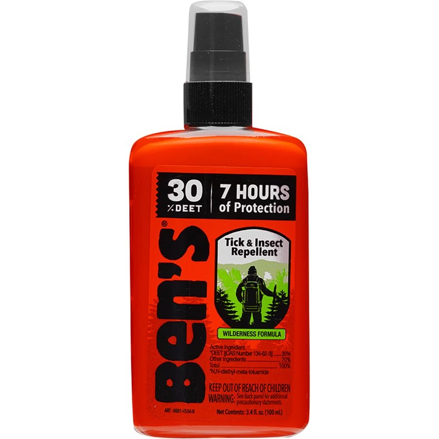 ben's 30 tick and insect repellent spray