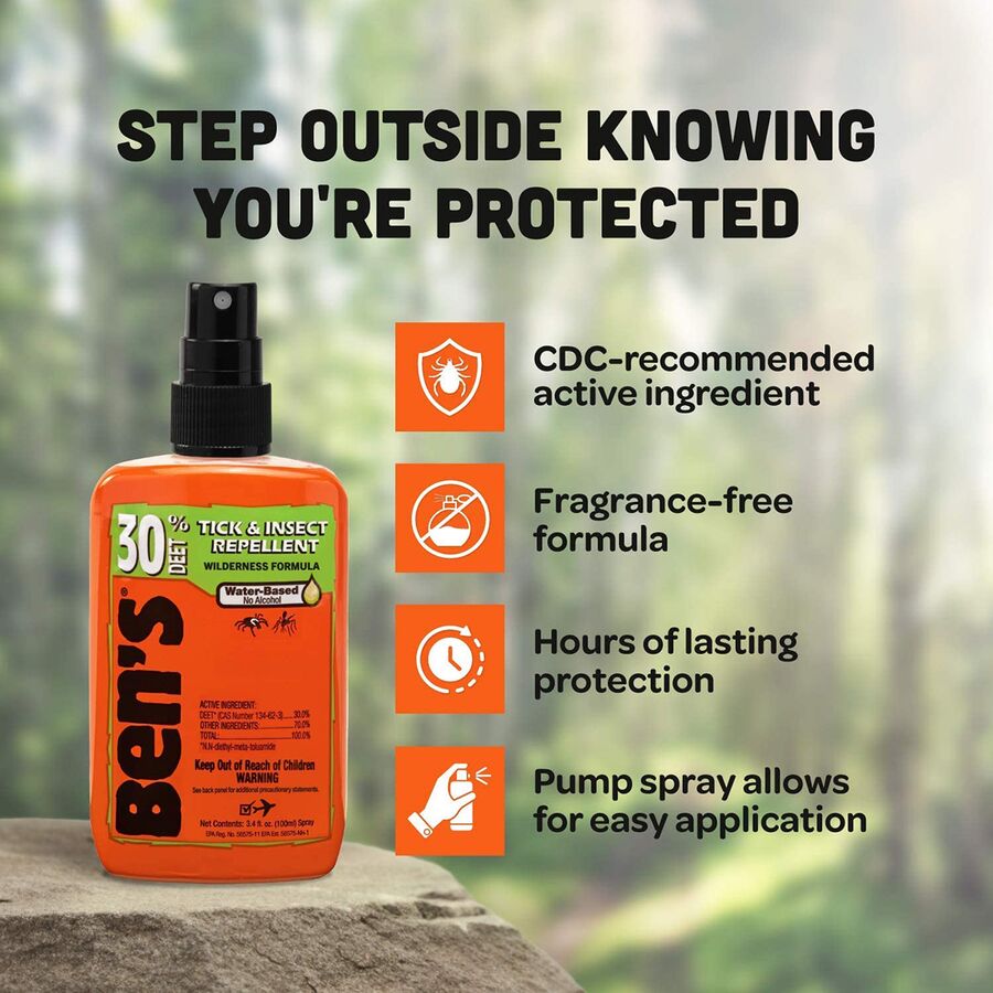 ben's 30 tick and insect repellent spray 7 ben's 30 tick and insect repellent spray