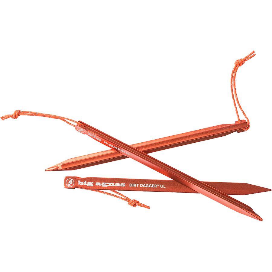 big agnes big agnes dirt dagger ul tent stakes - 6-pack
