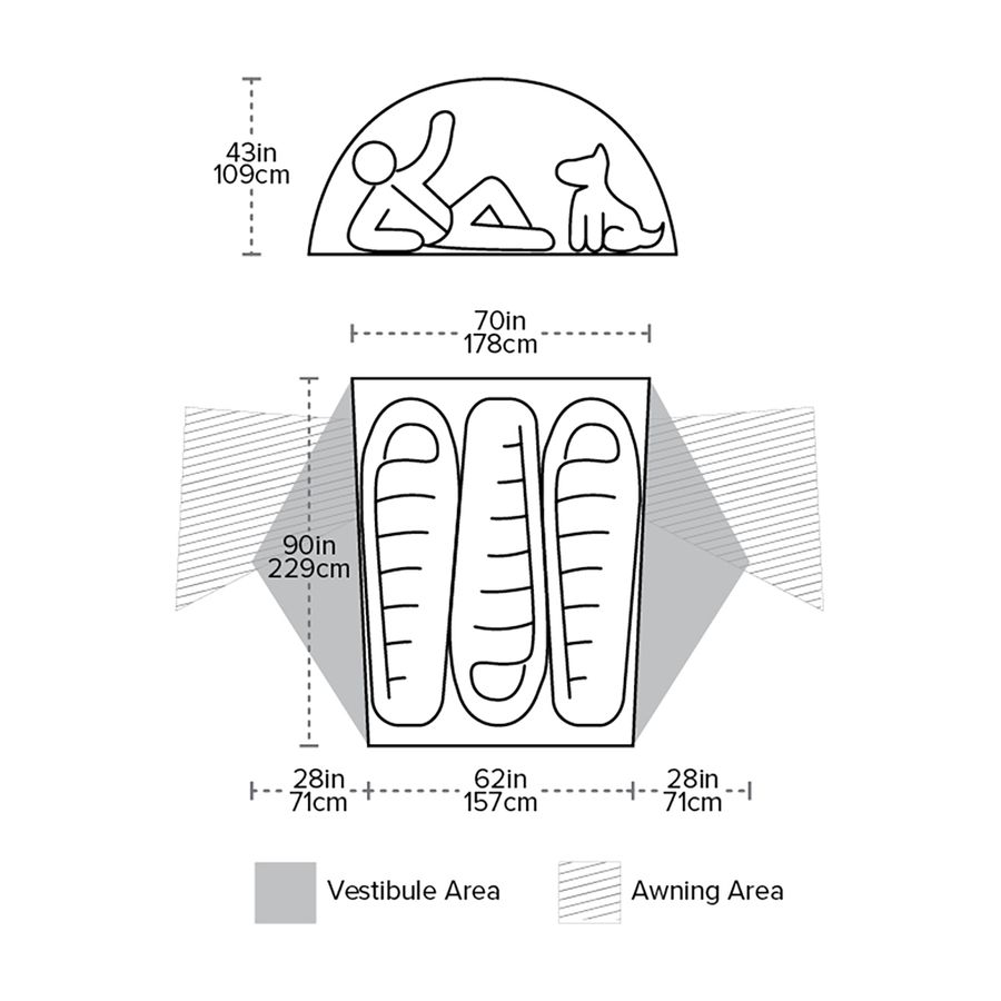 big agnes copper spur hv ul3 mtnglo tent: 3-person 3-season 4 big agnes copper spur hv ul3 mtnglo tent: 3-person 3-season