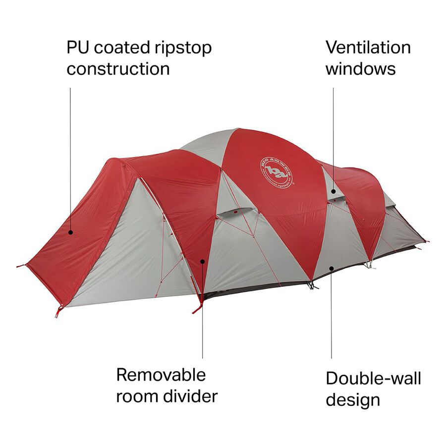 big agnes mad house 6 tent: 6-person 4-season 5 big agnes mad house 6 tent: 6-person 4-season