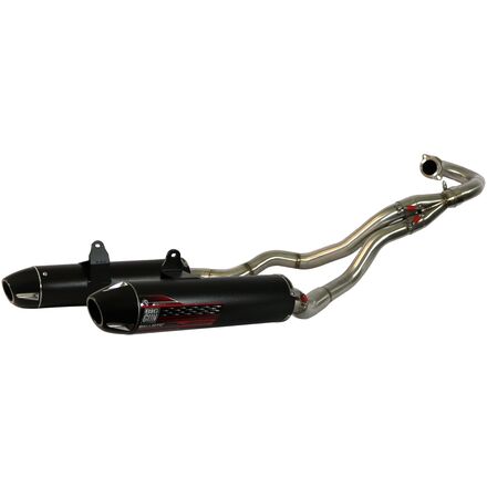 big gun ballistic dual series slip-on exhaust
