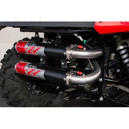 big gun evo utility dual slip-on exhaust