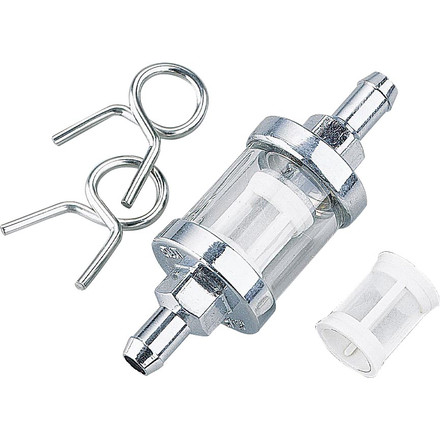biker's choice clear-view glass fuel filter