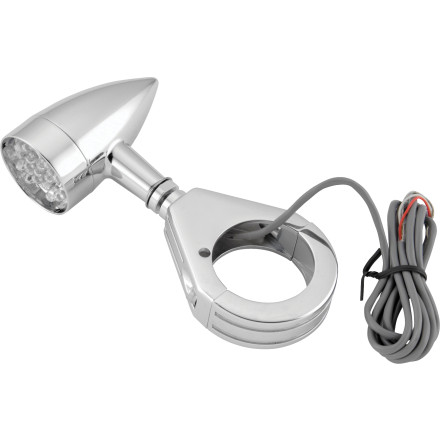 biker's choice mini led turn signal with 41mm clamp kit