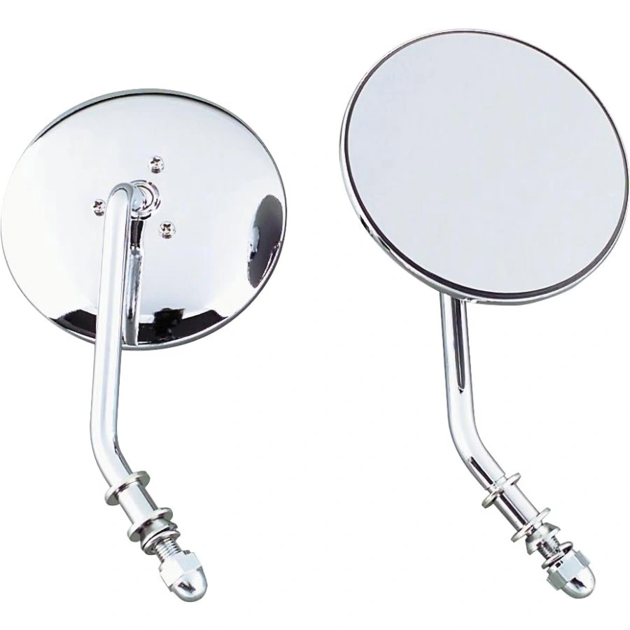 biker's choice round mirror