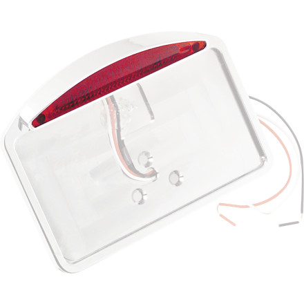 biker's choice slim cateye led license plate frame lens replacement