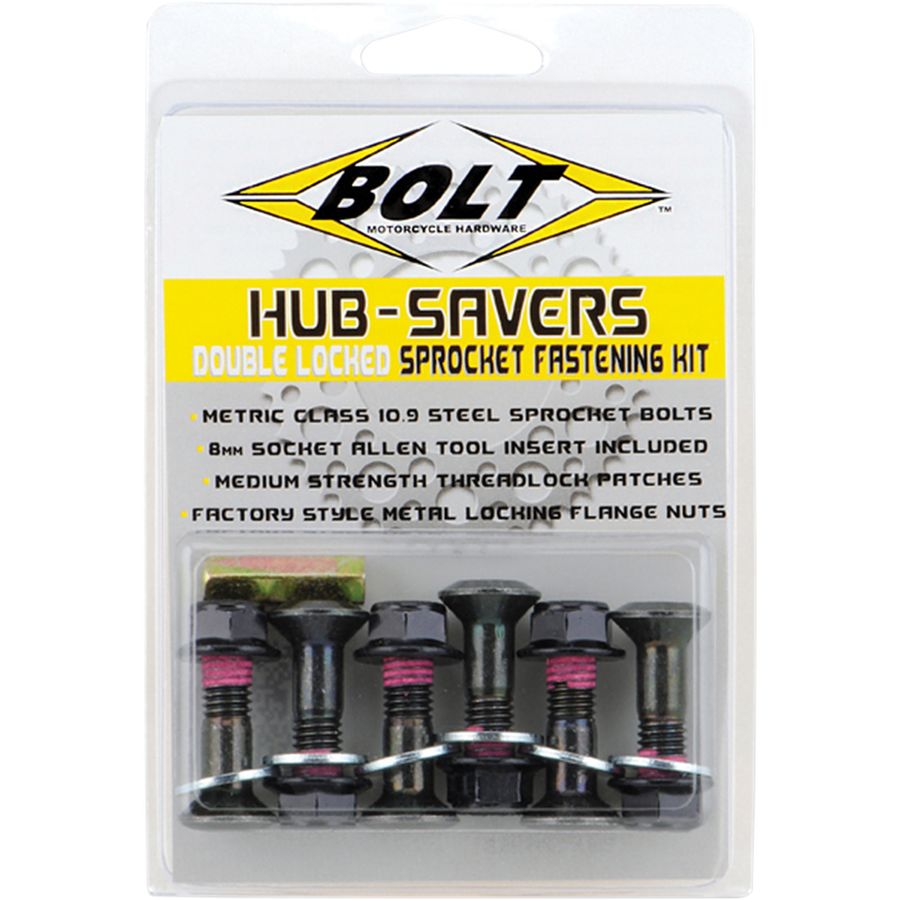 bolt hub-savers sprocket fasteners