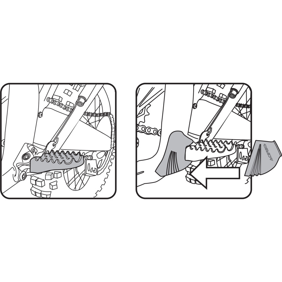 acerbis universal footpeg covers