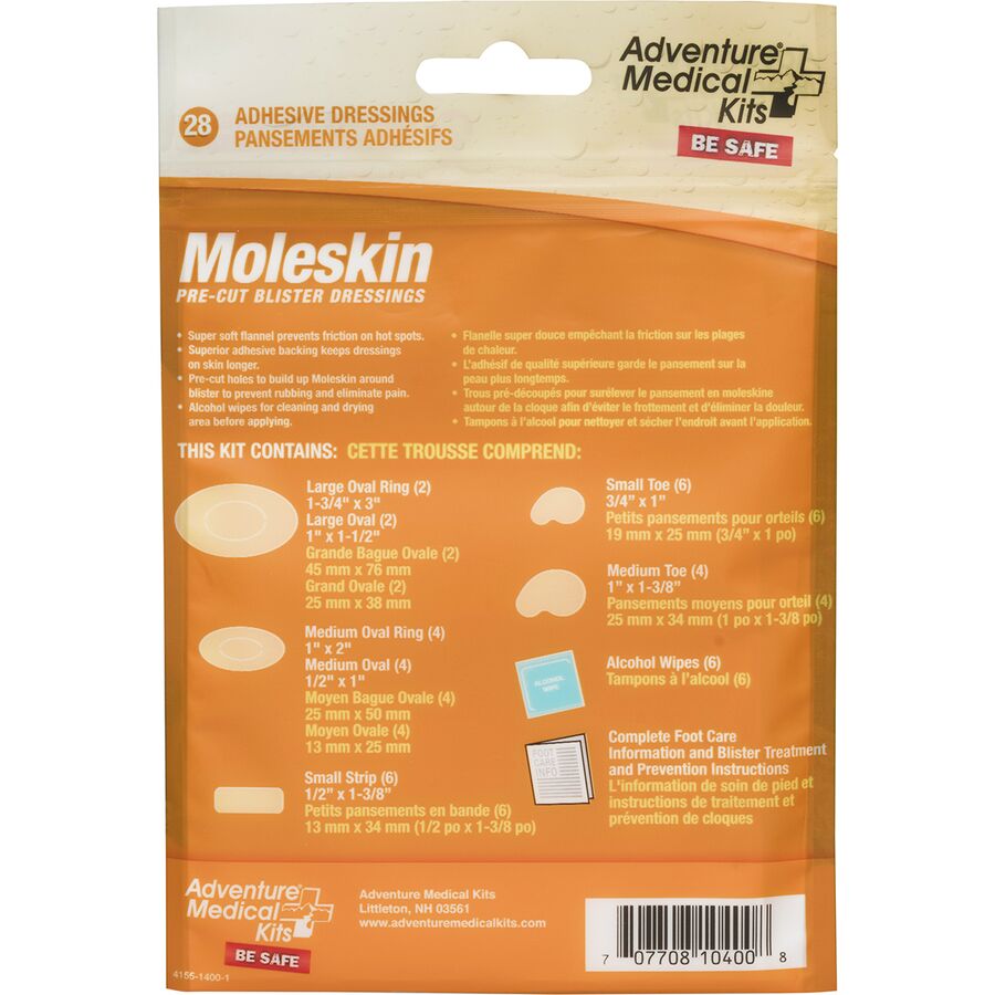 adventure medical kits moleskin kit 3 adventure medical kits moleskin kit