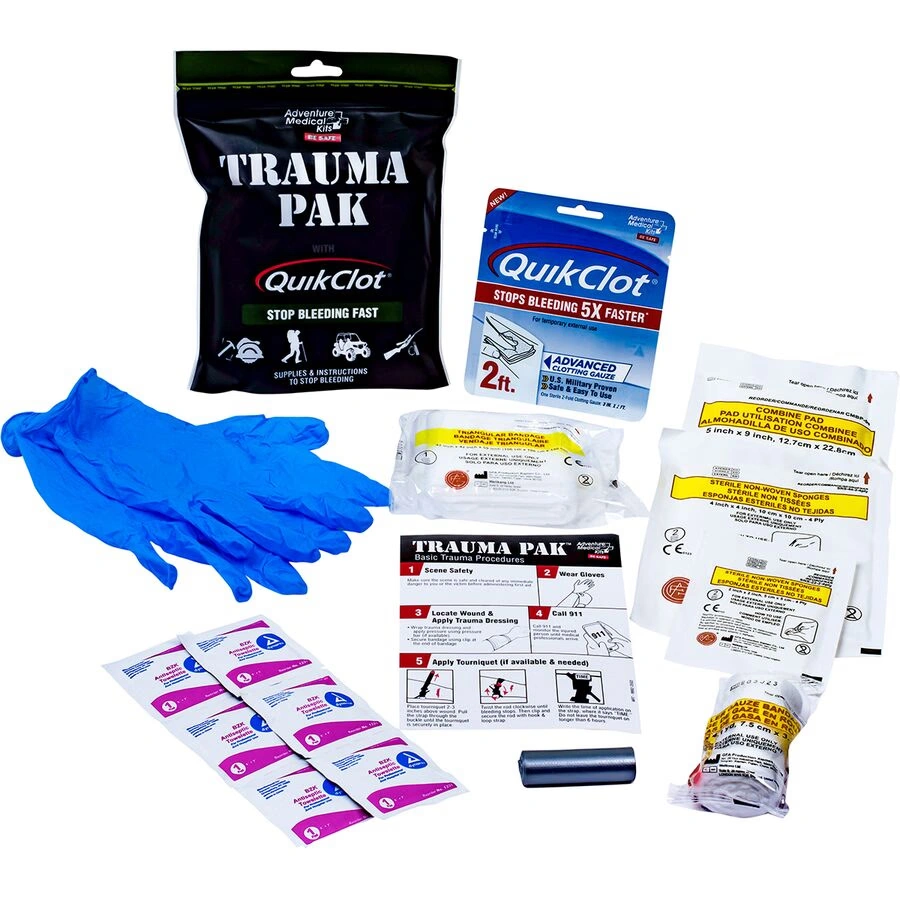 adventure medical kits quikclot trauma pak