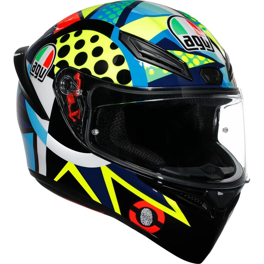agv k1 s rossi winter test 2020 helmet