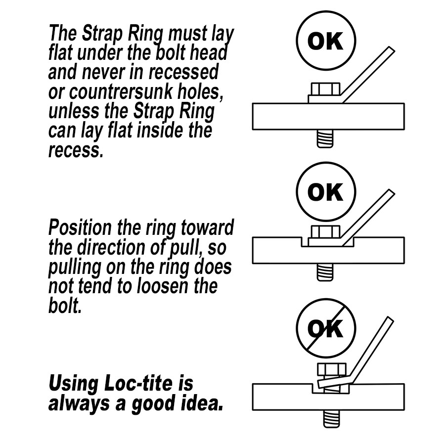 canyon dancer tiedown strap rings 3 canyon dancer tiedown strap rings