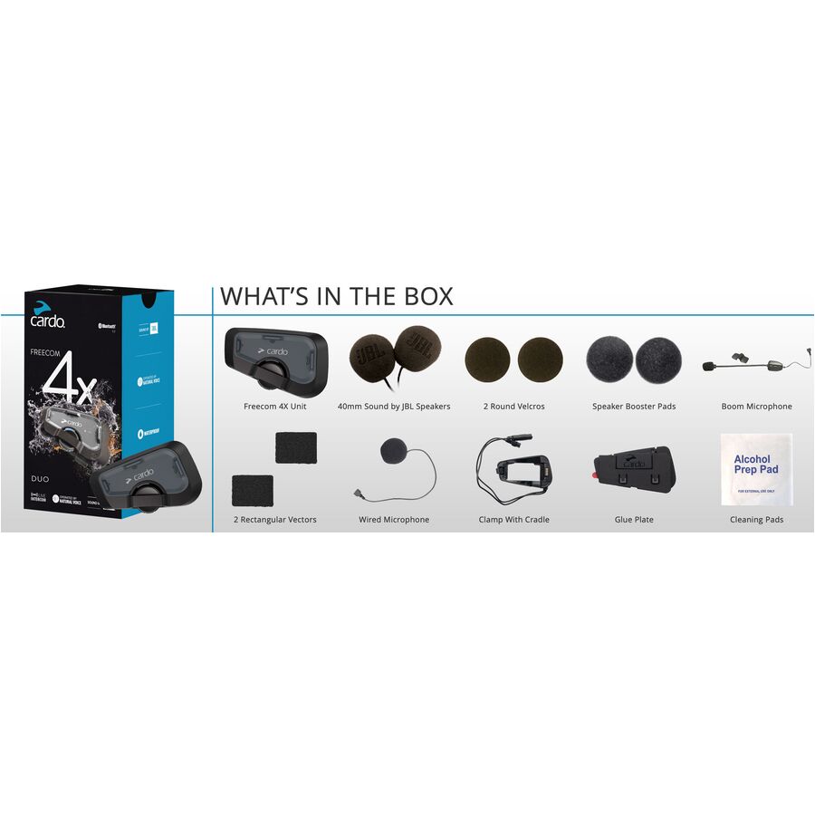 cardo systems freecom 4x bluetooth communication kit 5 cardo systems freecom 4x bluetooth communication kit