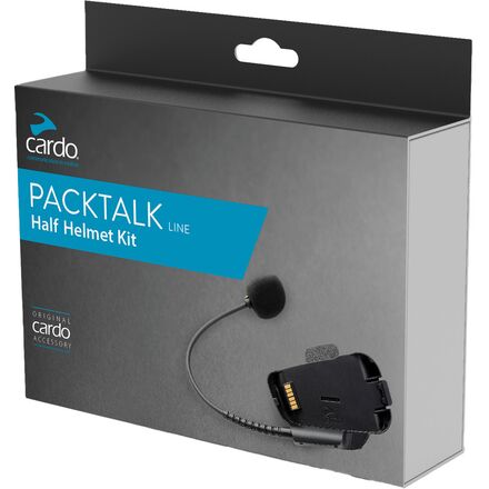cardo systems packtalk & packtalk slim half helmet kit