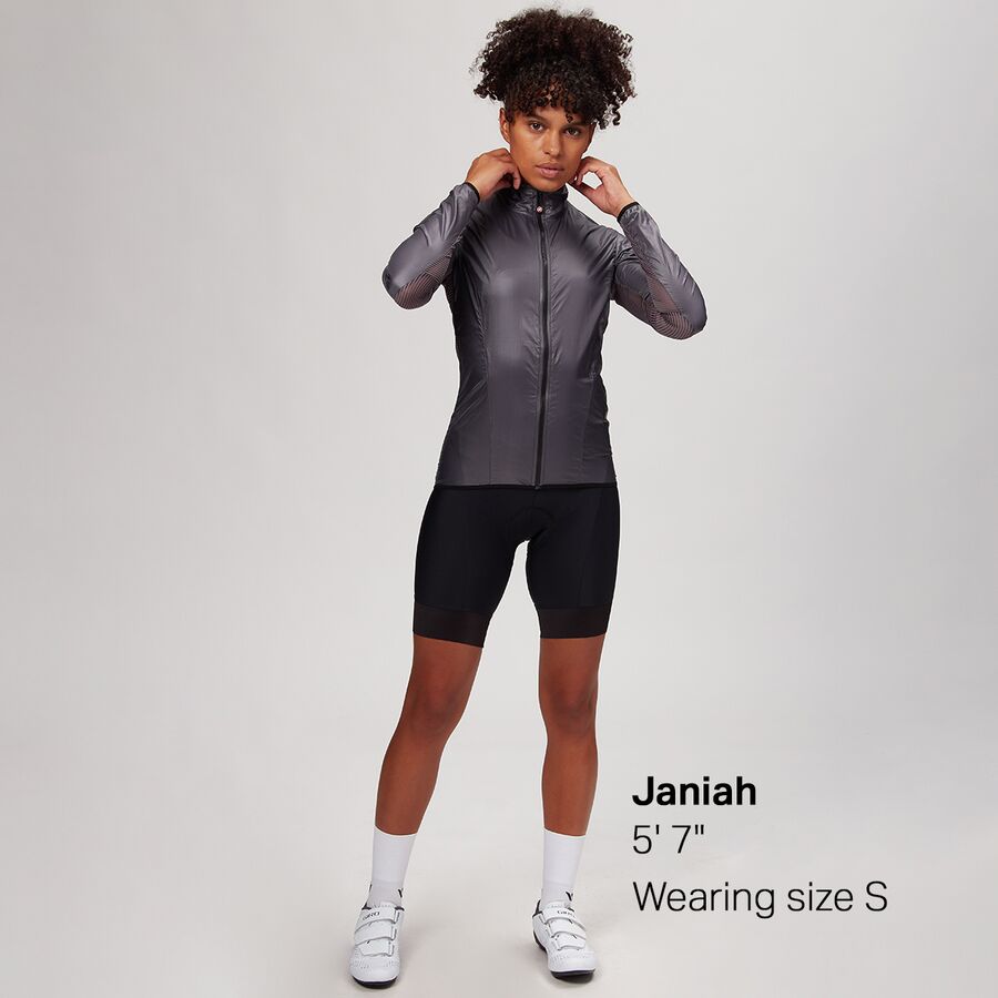 castelli aria shell jacket - women's 7 castelli aria shell jacket - women's
