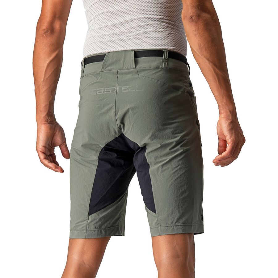 castelli unlimited trail baggy short - men's 6 castelli unlimited trail baggy short - men's