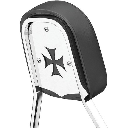 cobra steel sissy bar insert - cross