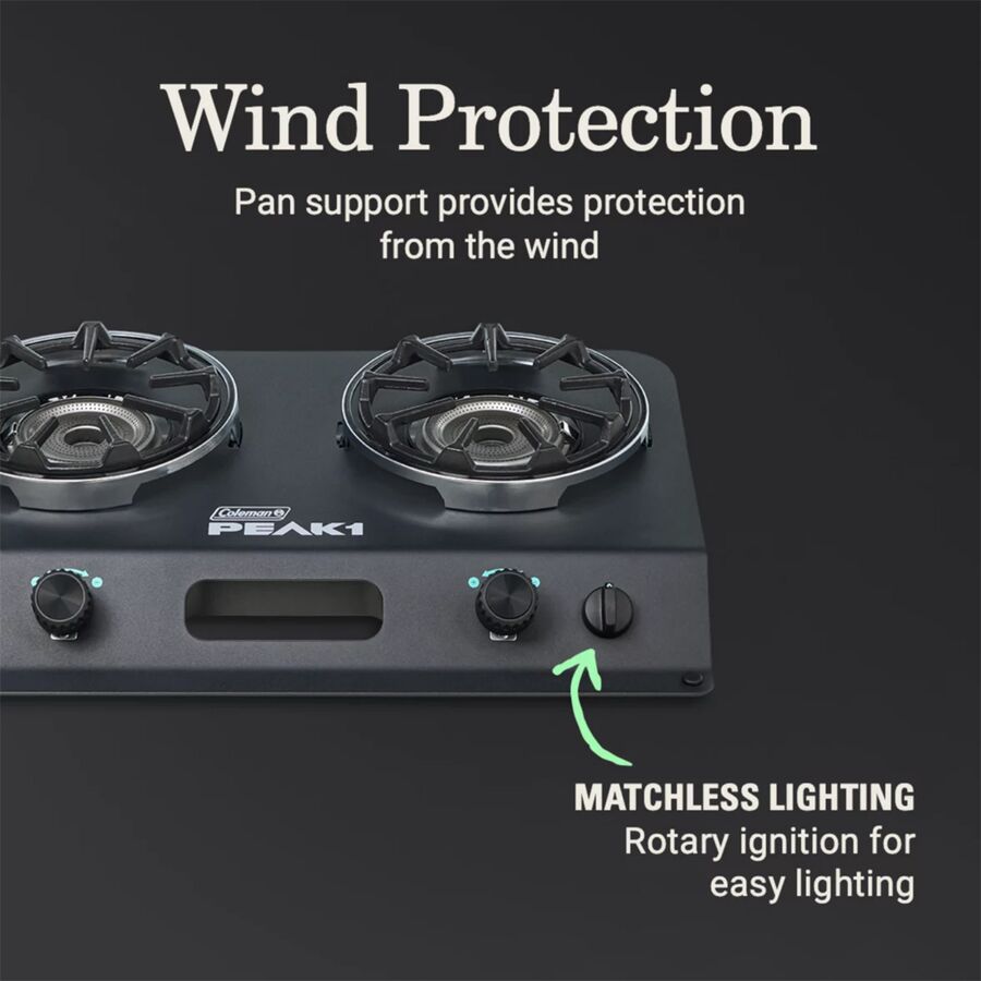 coleman peak1 2 burner stove 3 coleman peak1 2 burner stove