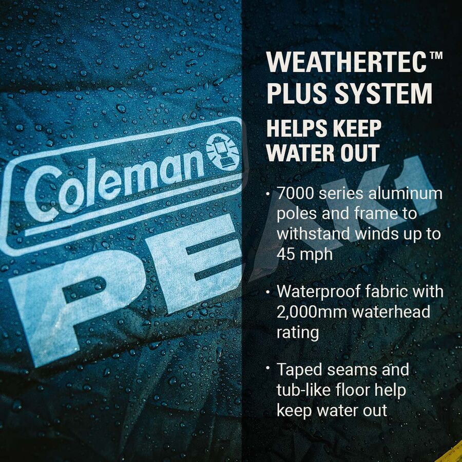 coleman peak1 backpacking tent: 2-person 3-season