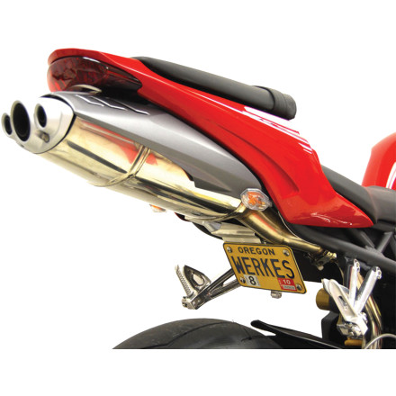 competition werkes fender eliminator kit - pivot license plate mount