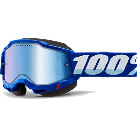 100% accuri 2 snowmobile goggles - mirror lens