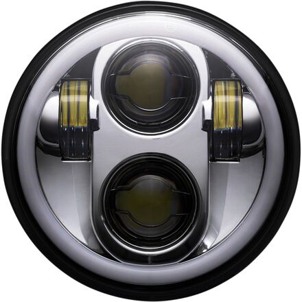 custom dynamics proglow color changing halo 5.75 inch led headlight