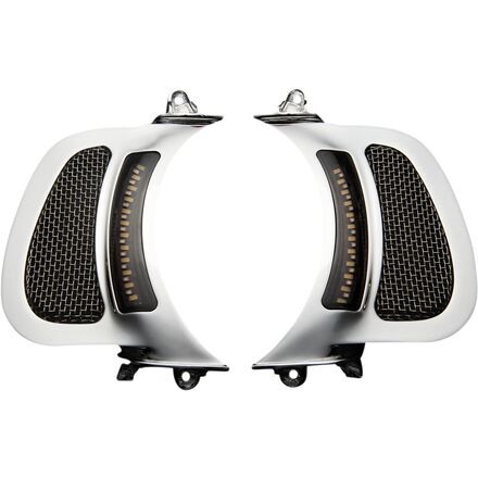 custom dynamics vent grille inserts with led turn signals
