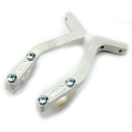 cycra stealth alloy brackets with clamp hardware