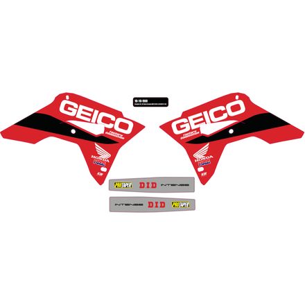 d'cor visuals 2020 geico graphics kit - honda
