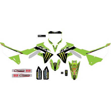 d'cor visuals 2023 monster energy kawasaki complete kit